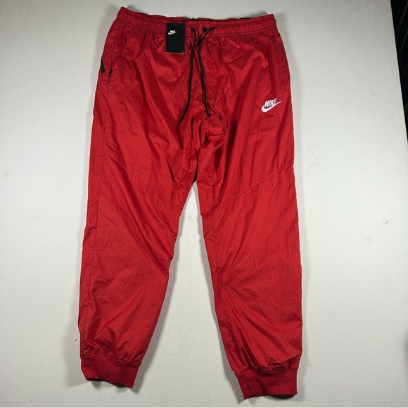 Nike Tech Woven Joggers Pants Men’s 2XL Ruby Red New $85 2017 Deadstock